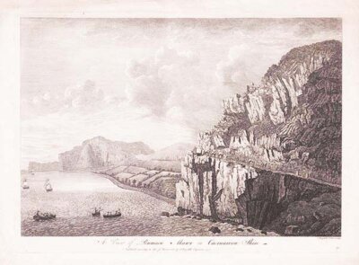 A View of Penmaen Mawr in Caernarvonshire
