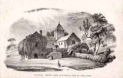Penmon Priory near Beaumaris Isle of Anglesey