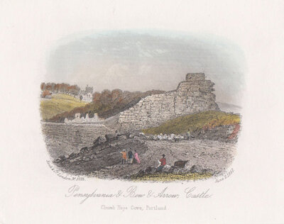 Pensylvania & Bow & Arrow Castle Church Hope Cove Portland 