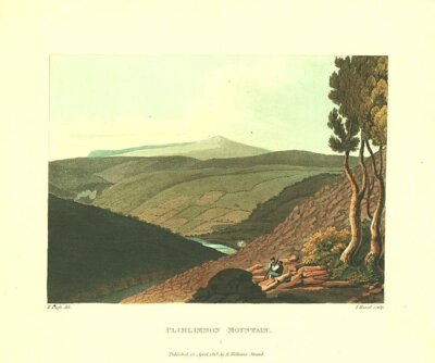 Plimlimmon Mountain.  (antique print)