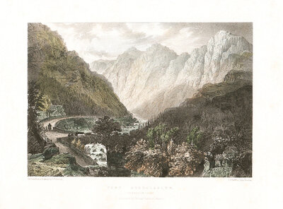 Pont Aberglaslyn Carnarvonshire