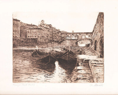 Firrenze  Ponte Cecchio  A Masell