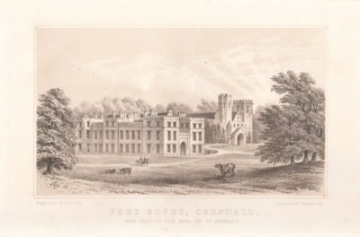 Port Eliot, Cornwall.  The Seat of the Earl of St. Germans.