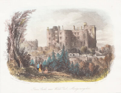 Powis Castle near Welsh Pool Montgomeryshire