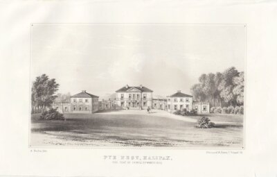 Pye Nest, Halifax.  The Seat of Henry Edwards Esq.  (antique print)