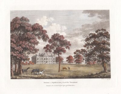 Rainham in Norfolk the Seat of Losd Visct. Townshend.  (antique print)