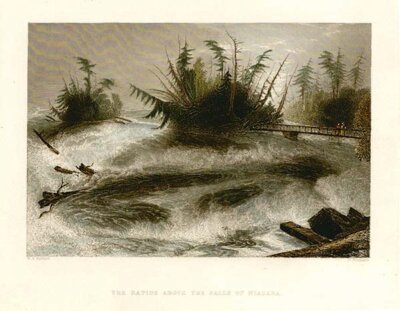 The Rapids above the Falls of Niagra