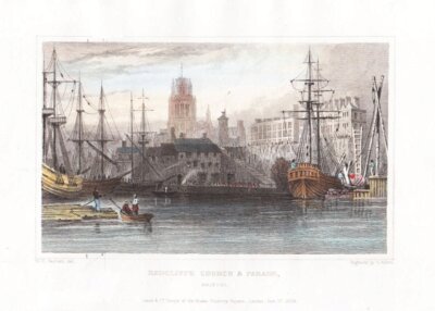 Redcliffe Church and Parade, Bristol.