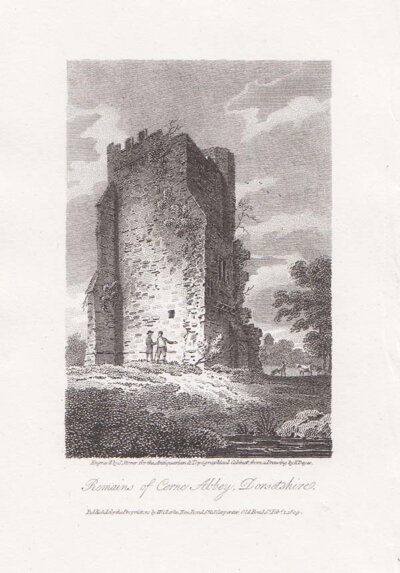 Remains of Cerne Abbey Dorsetshire