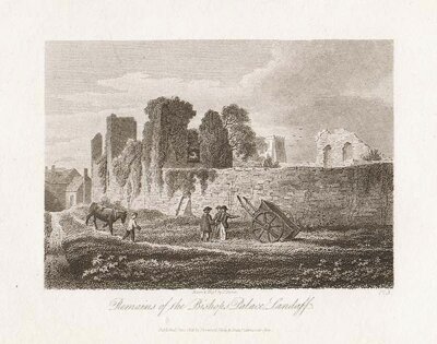 Remains of the Bishop's Palace Llandaff 