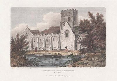 Remains of the Abbey at Shrewsbury