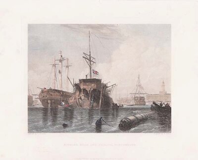Rigging Hulk and Frigate Portsmouth