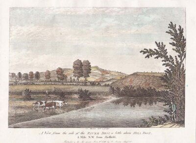 A View from the side of the River Dun a little above Hill Foot - 1 mile NW of Sheffield 