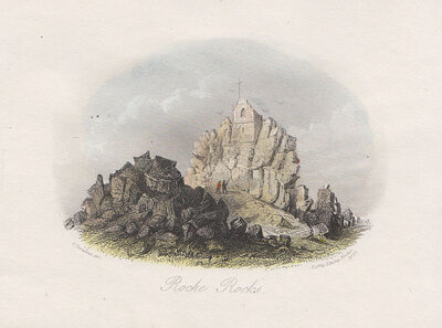 Roche Rocks (antique print)