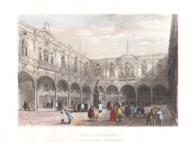 Royal Exchange - Destroyed by fire January 10th, 1838.