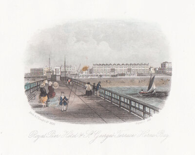 Royal Pier Hotel and St. George's Terrace, Herne Bay.