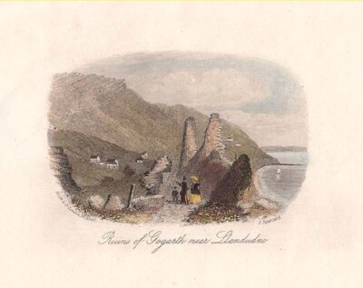 Ruins of Gogarth near Llandudno