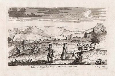 Ruins of King John's Palace at Clarendon  Aug 3 1723