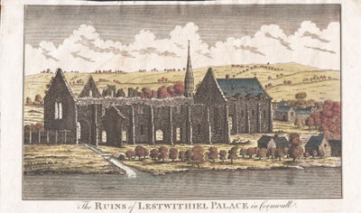 The Ruins of Lestwithiel Palace in Cornwall