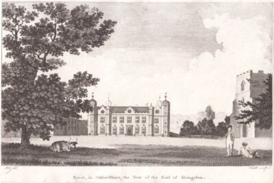 Rycot in Oxfordshire, the Seat of the Earl of Abingdon.