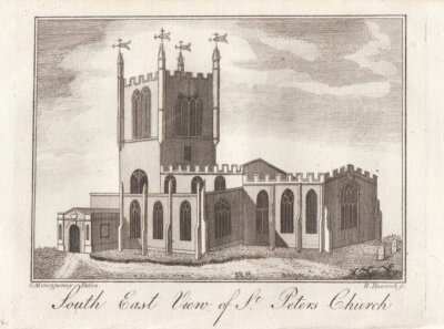 South East View of St. Peters Church.