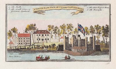 A South East View of Upnor Castle in Kent 