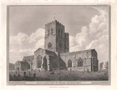 South East view of Thame Church Oxon