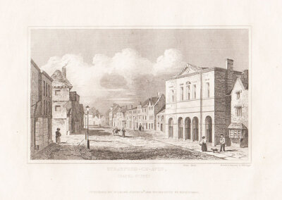 Stratford on Avon Chapel Street   (antique print)