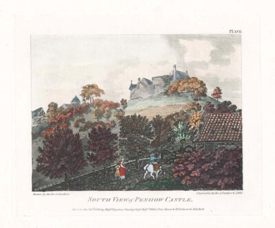 South View of Penhow Castle.