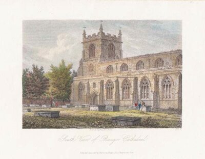 South View of Bangor Cathedral  