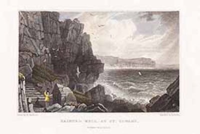 Sainted Well at St Govan's Pembrokeshire