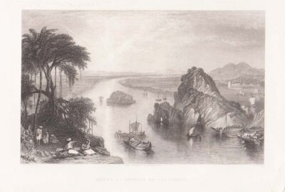 Scene at Colgong on the Ganges.