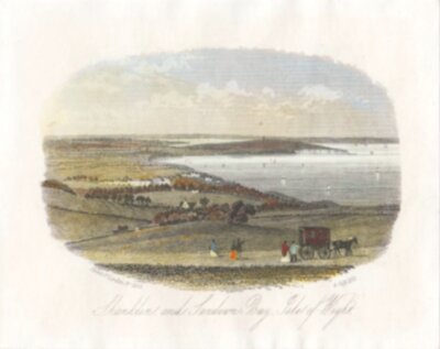 Shanklin and Sandown Bay, Isle of Wight.