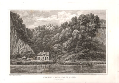 Shanklin Chine Isle of Wight   As seen from the Water