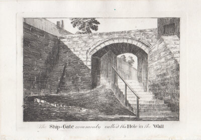 The Ship Gate commonly calles the Hole in the Wall. 
