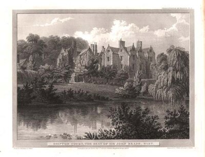 Shipton Court the Seat of Sir John Reade  Bart  
