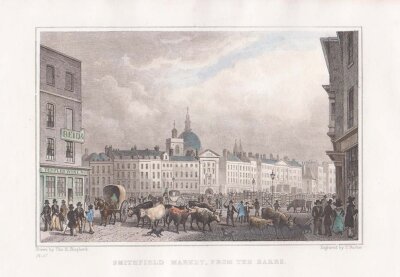 Smithfield Market, from the Barrs.