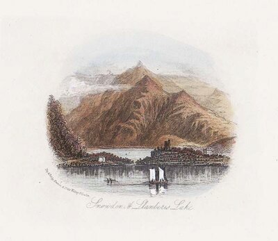 Snowden and Llanberis Lake 