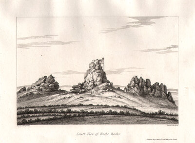 South View of Roche Rocks