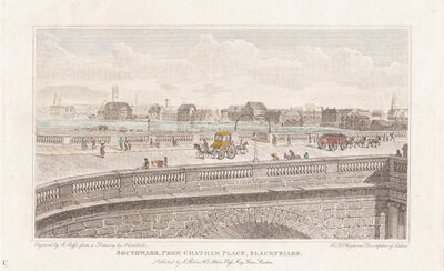 Southwark from Chatham Place Blackfriars