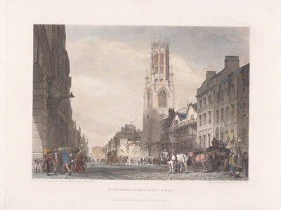 St Dunstan's Church, Fleet Street.