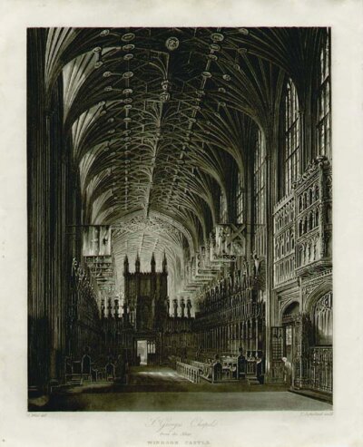 Windsor Castle: St George's Chapel from the Altar