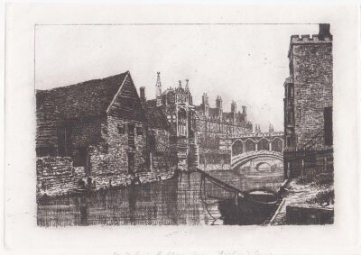 St. John's College, view from Fisher's Lane - Robert Farren 