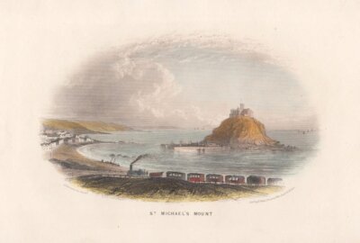 St. Michael's Mount.  (antique print)