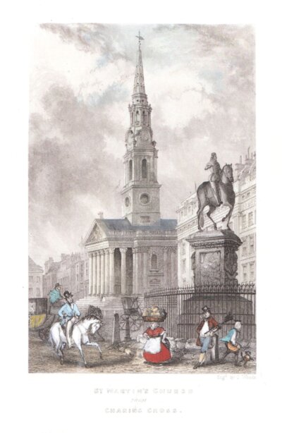 St. Martin's Church from Charing Cross.