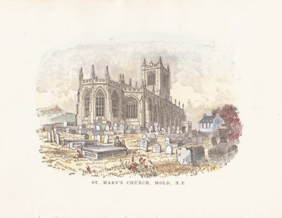 St. Mary's Church, Mold.  N.E.