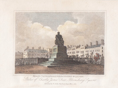 Statue of Charles James Fox Bloomsbury Square
