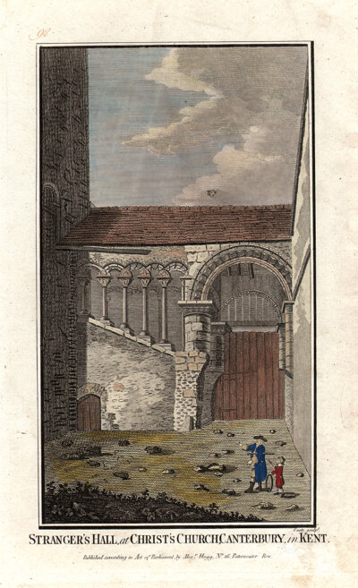 Stranger's Hall at Christ's Church Canterbury in Kent 