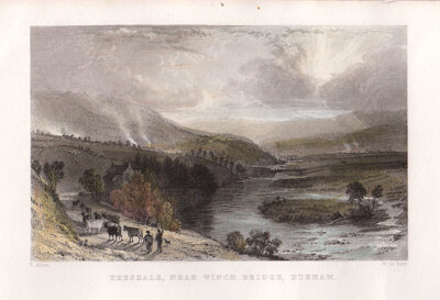 Teesdale near Winch Bridge Durham