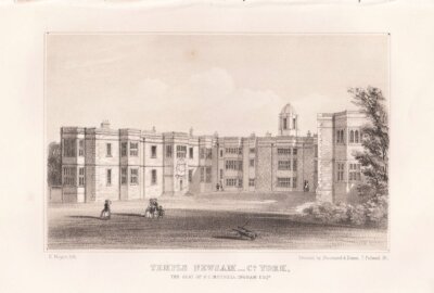 Temple Newsam - Co. York.  (antique print)